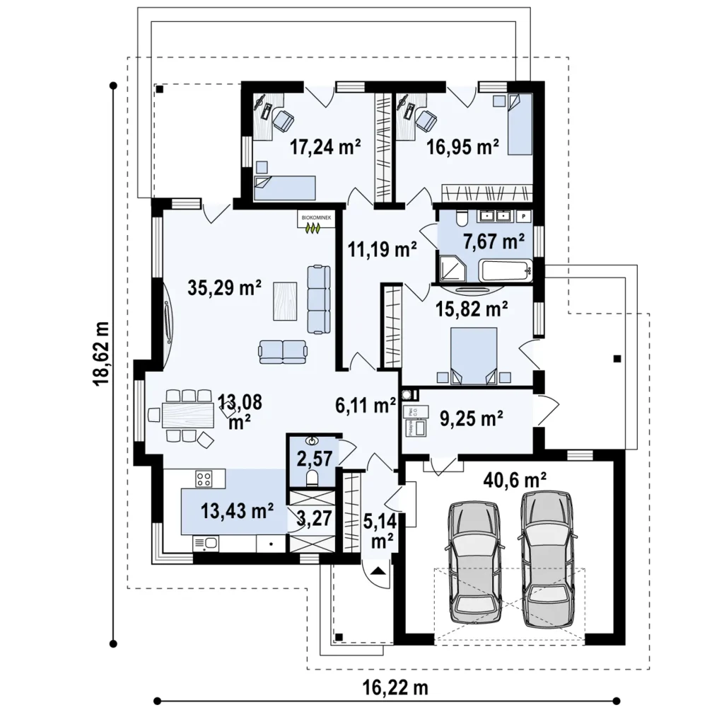 Plan 1 de la maison